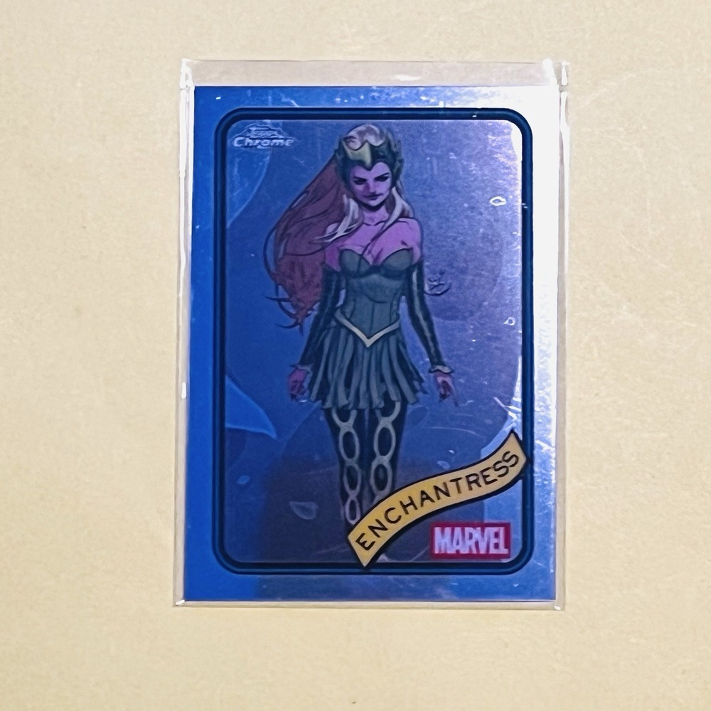 2025 Topps Chrome Marvel Enchantress #43 Base Card